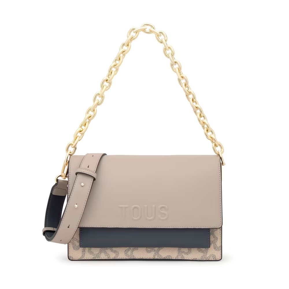 Tous Bags Bolsas, produtos de higiene pessoal e malas femininas Bolsa de ombro média Audree em toupeira Kaos Icon