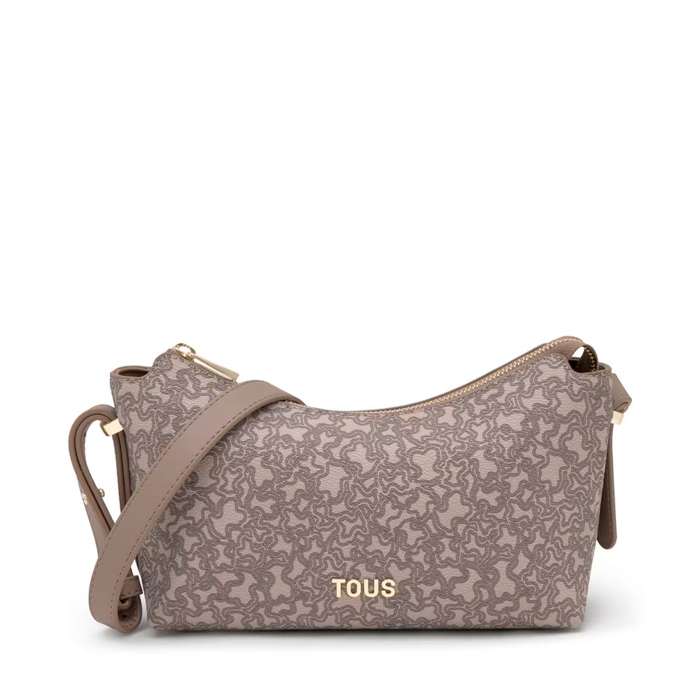 Tous Bags Bolsas, produtos de higiene pessoal e malas femininas Bolsa de ombro Kaos Mini Lines média taupe