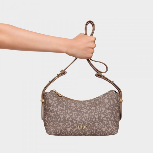 kaos-mini-lines-medium-taupe-shoulder-bag