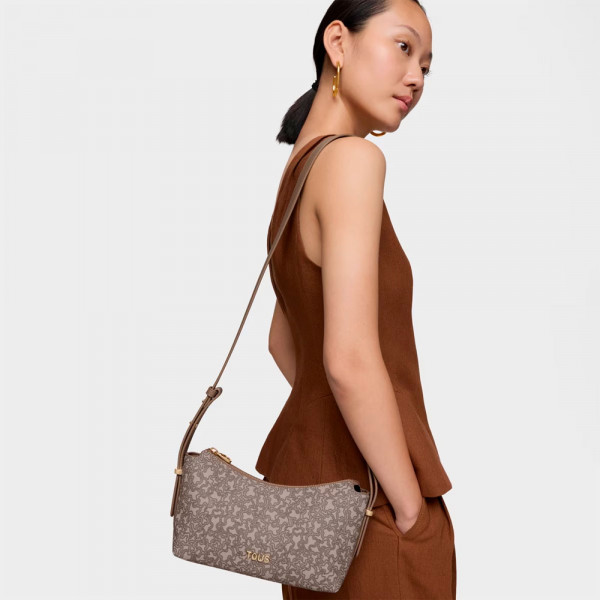 mittelgrosse-schultertasche-kaos-mini-lines-in-taupe
