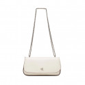 Small shoulder bag with monogram logo hardware chain