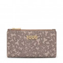 Portefeuille Kaos Mini Lines taupe