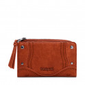 Medium embroidered leather effect wallet