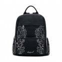 Mochila bolsillos tachuelas pequeña