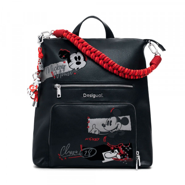 mochila-efecto-piel-mickey-mediana