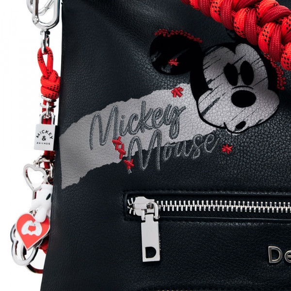 mochila-efecto-piel-mickey-mediana