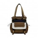 Large modular nylon backpack