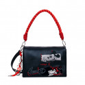 Bolso bandolera efecto piel Mickey mediano