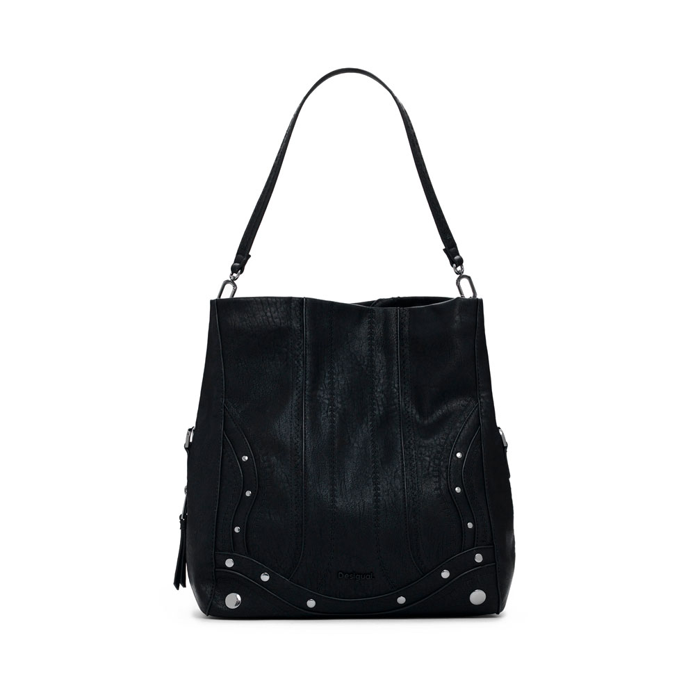 Desigual Borse da donna, articoli da toeletta e valigie Borsa media effetto pelle ricamata