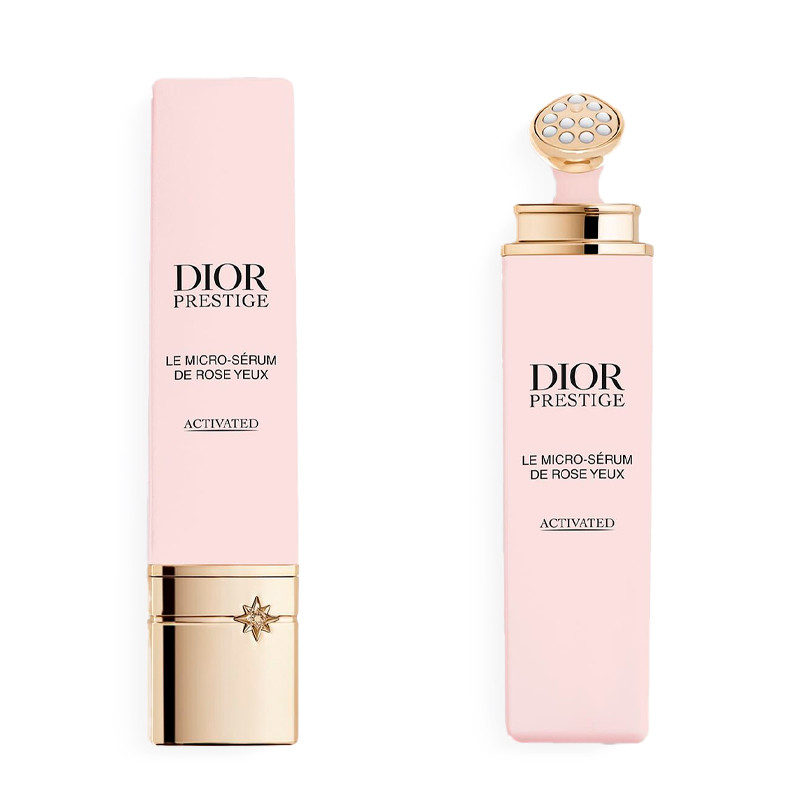 Dior Women's Dark Eye Care Prestige Le Micro-Serum De Rose Yeux Activated Exceptional Regenerating Micronutrient Eye Contour Serum