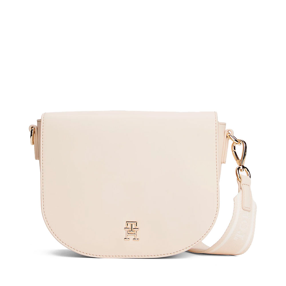 Tommy Hilfiger Bags Bolsas, produtos de higiene pessoal e malas femininas Bolsa de selim, bolsa mensageiro com inscrição