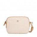 Striped shoulder bag