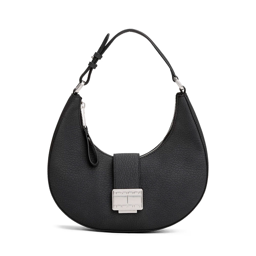 Tommy Hilfiger Bags Bolsas, produtos de higiene pessoal e malas femininas Bolsa Hobo com fecho giratório e logotipo