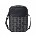 BORSA A TRACOLLA VERTICALE THE BLEND CON MONOGRAMMA STAMPATO