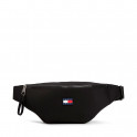 Waist bag with rubberized logo