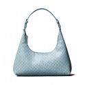 Borsa a tracolla con logo monogramma all-over