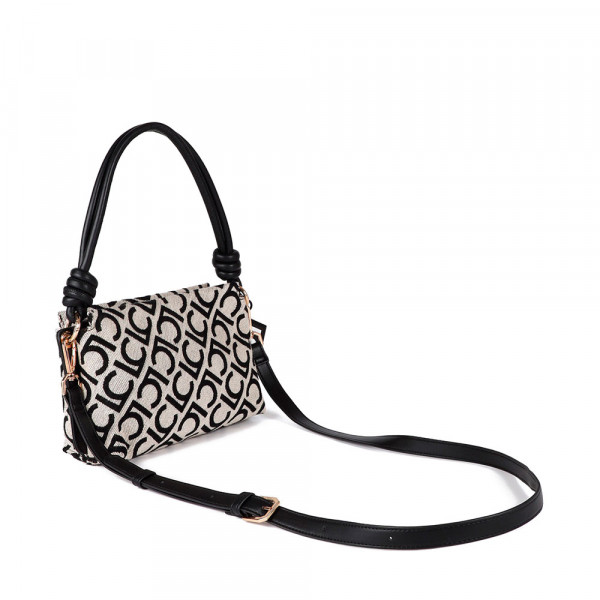 flocked-lc-jacquard-fabric-shoulder-bag