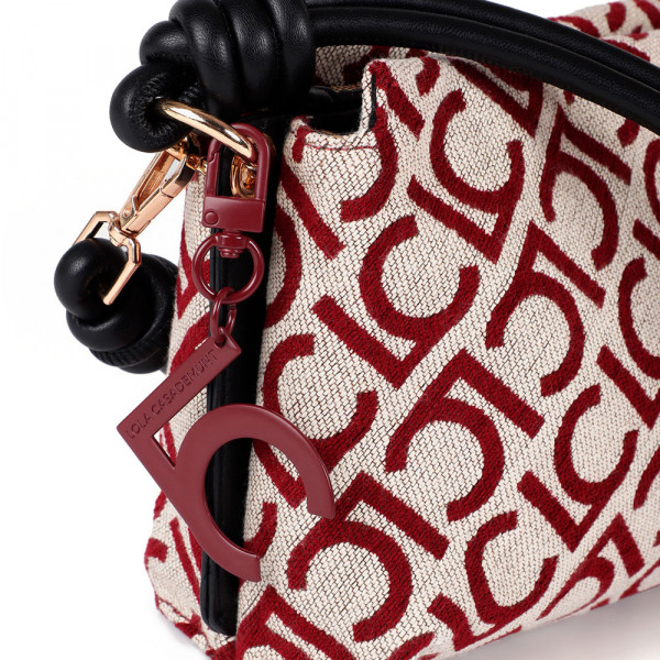 flocked-lc-jacquard-fabric-shoulder-bag