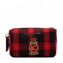 Necessaire com estampa xadrez
