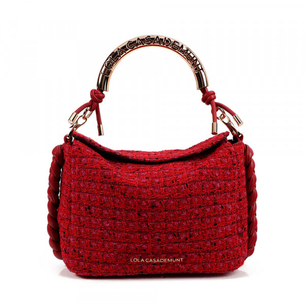 personalized-tweed-shoulder-bag-with-metal-handle