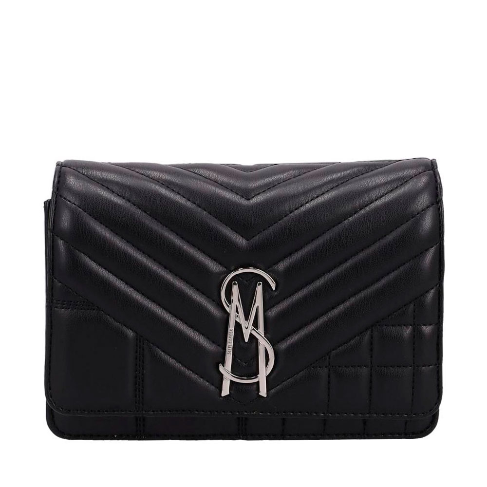 Steve Madden Women's Silver Bags, Toiletry Bags And Suitcases For Bvoler-Q Shoulder Bag
