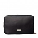 Trousse de toilette en cuir grainé