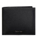 Saffiano leather bifold wallet with coin purse