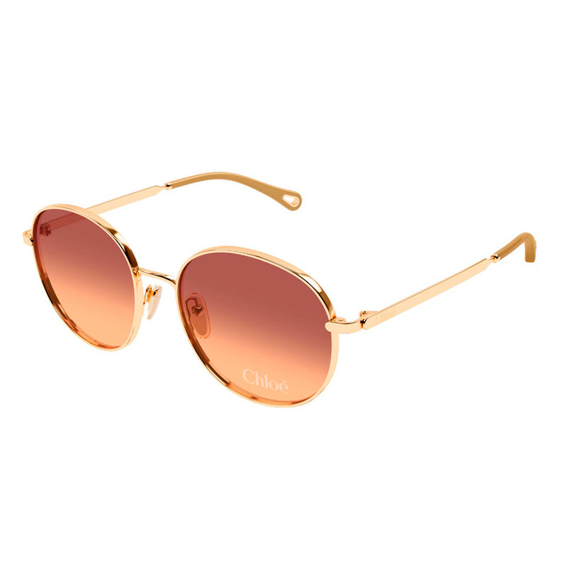 Chloe Women's Gold/Brown Sunglasses For Sunglasses Ch0325s