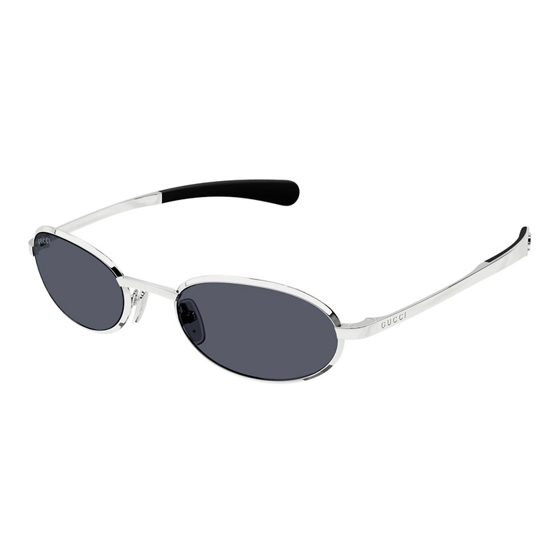 Gucci Eyewear Men's Silver/Gray Sunglasses For Sunglasses Gg1942s