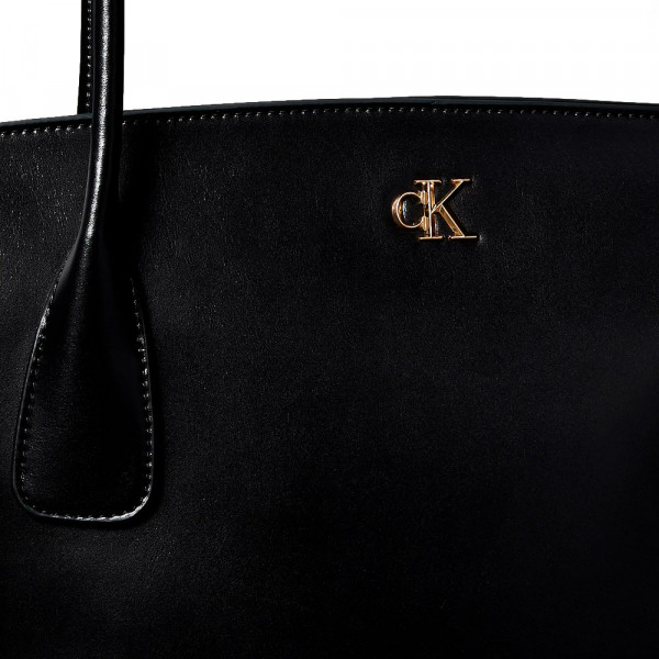 borsa-tote-con-logo-monogramma-in-metallo borsa-tote-con-logo-monogramma-in-metallo