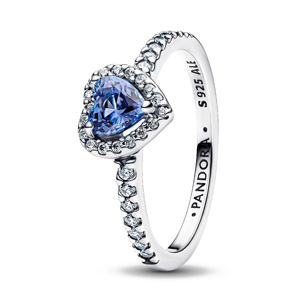 Pandora Anelli Anello con cuore in rilievo brillante 198421C05