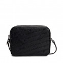 Handbag with embossed logo