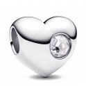 Charm Corazón Gema Transparente 794161C04