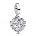 Charm Colgante Doble Corazón Brillante 793765C01