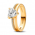 Anillo Corazón Doble Alianza 163100C01