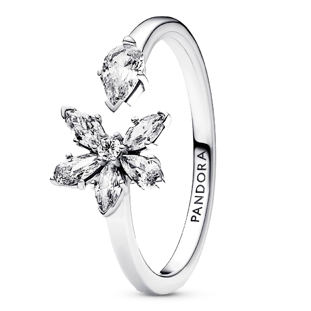 Pandora Light/Silver Rings Open Ring Herbarium Brilliant 192611C01