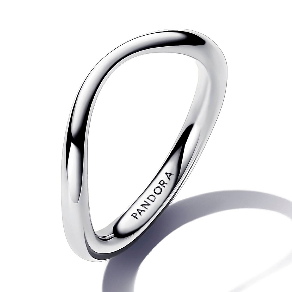 Pandora Anillo de Banda Forma Orgánica 193314C00