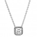 Collier en argent massif Élégance intemporelle 396241CZ