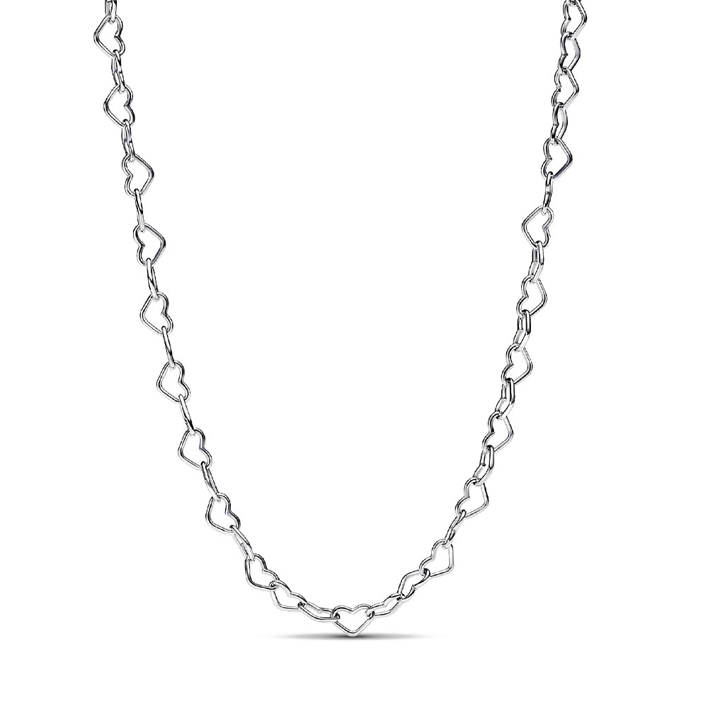Pandora Silver Necklaces United Hearts Necklace 393334C00