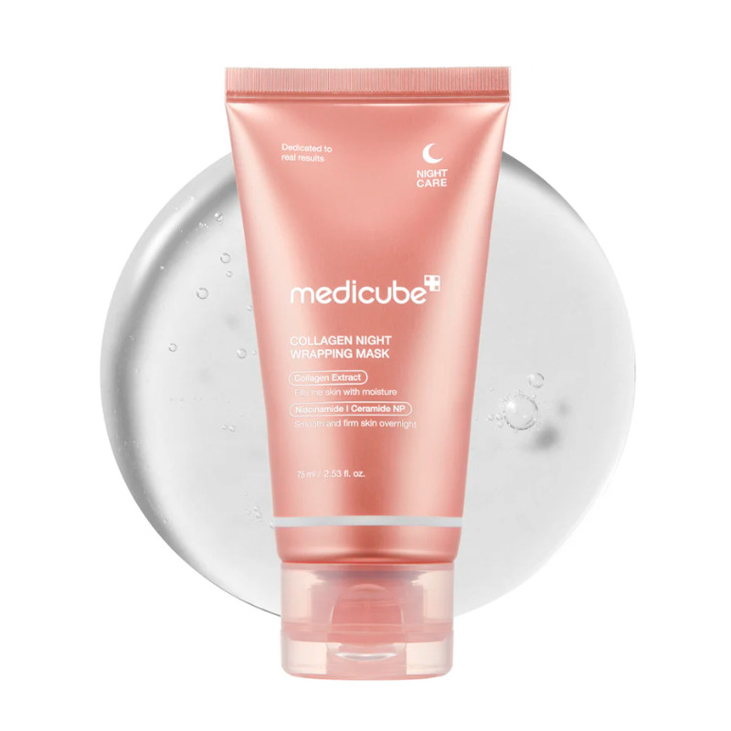 Medicube Women's Light Face Skin Care Collagen Night Wrapping Mask Collagen Face Mask