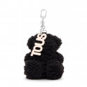 Porte-clés en polaire noire Bold Bear