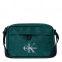 Nylon camera shoulder bag with prominent logo