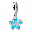 Pendentif Fleur Bleue 790667C02