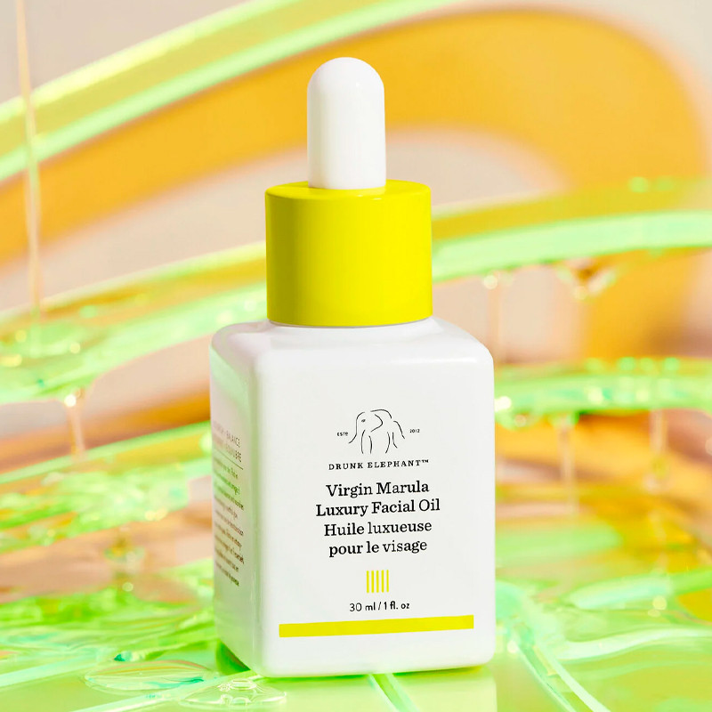 Drunk Elephant Cosméticos Faciais Drunk Elephant Virgin Marula Luxury Facial Oil Óleo facial de marula virgem