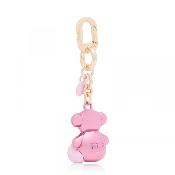 pink-metal-key-ring-bold-bear-keychain
