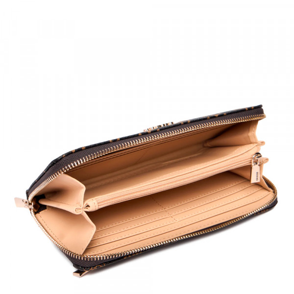 cartera-carrie-logo-zip-around