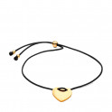Pulsera Grabable Cord&oacute;n Negro con Cierre Deslizante 564420C01