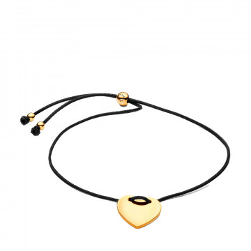 bracelet-personnalisable-cordon-noir-avec-fermoir-coulissant