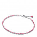 Bracciale tennis rosa fine 593927C02