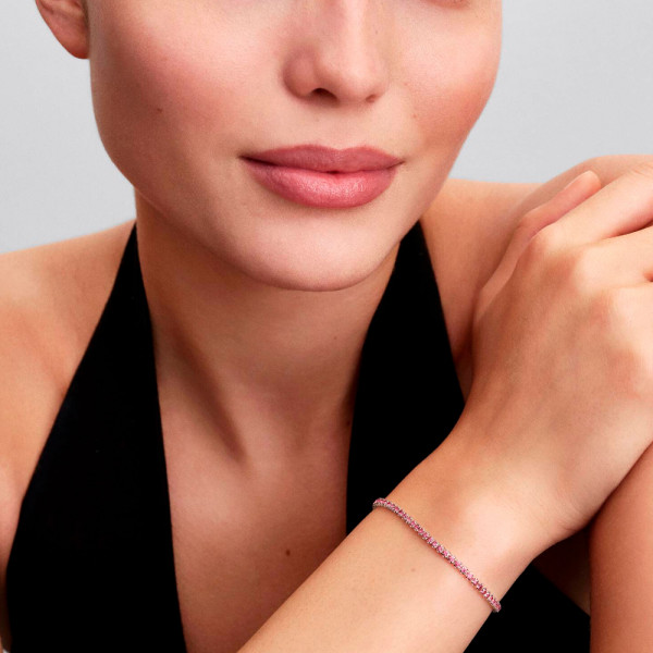 dunnes-rosa-tennisarmband